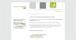 Desktop Screenshot of naturkosmetik-verlag.de